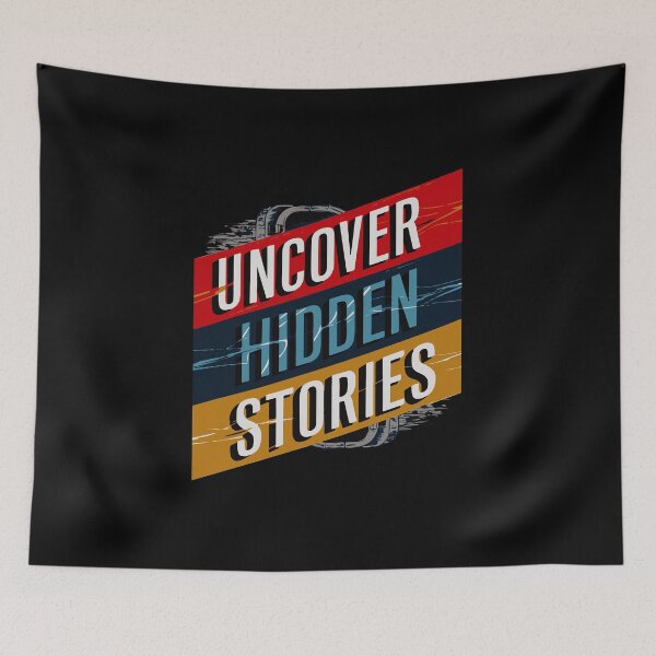 Item preview, Uncover Hidden Stories - Vintage Typography Design for Storytellers and Historians designed and sold by FebricFusion.