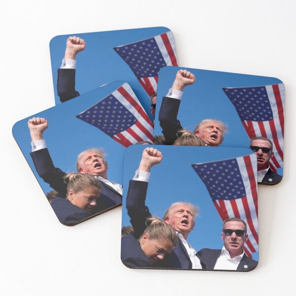 Item preview, Donald Trump after an assassination attempt designed and sold by Lefteris Betsis.