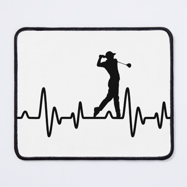 Item preview, Golf Golf Heartbeat T-Shirt designed and sold by KunstVision.