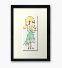 Cute leni Framed Print
