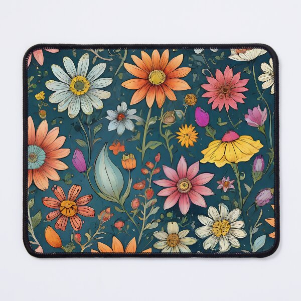 Item preview, Vintage Field of Flowers Floral Pattern designed and sold by MadnessEnvelope.