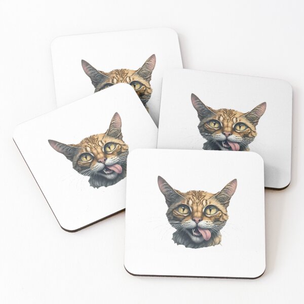 Item preview, Hilarious Cat Expressions - Funny Cat Faces for Cat Lovers designed and sold by hamishby.
