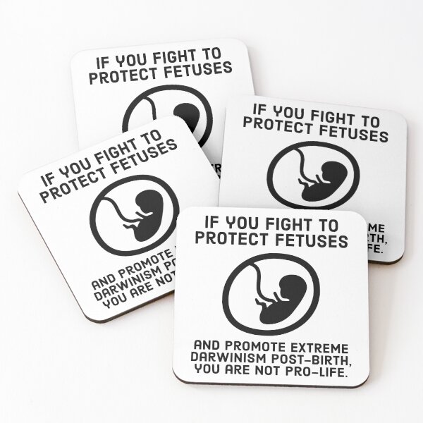 Item preview, Promoting post-birth Darwinism is not pro-life designed and sold by Rachel the Artist .