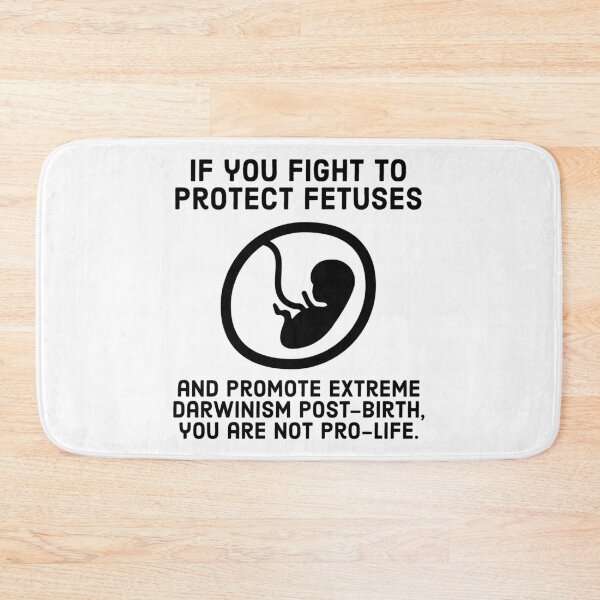 Item preview, Promoting post-birth Darwinism is not pro-life designed and sold by Rachel the Artist .