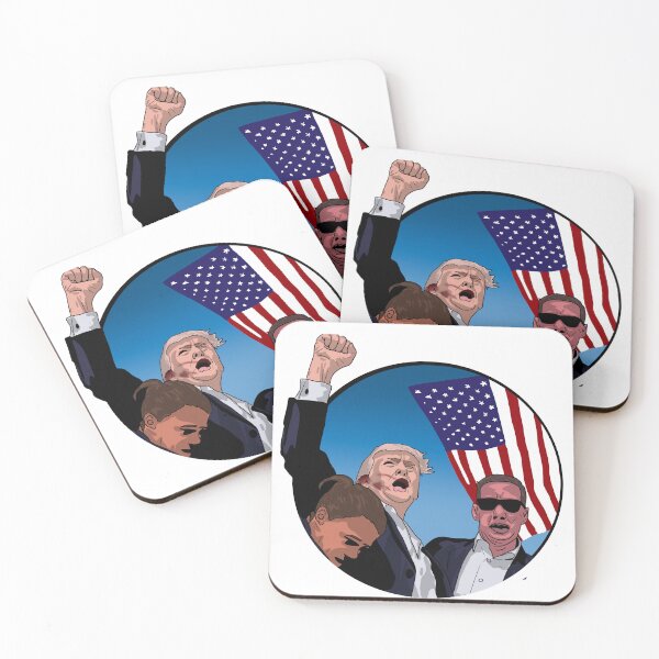 Item preview, Attempted Assassination of Trump with Flag Logo designed and sold by GrizzlyCollective.