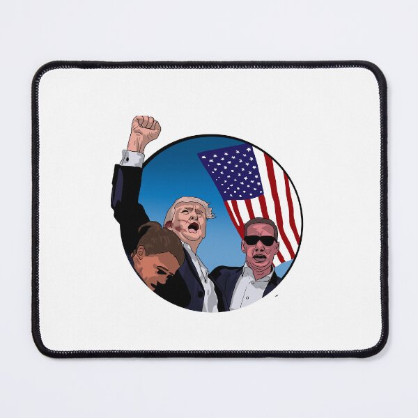 Item preview, Attempted Assassination of Trump with Flag Logo designed and sold by GrizzlyCollective.
