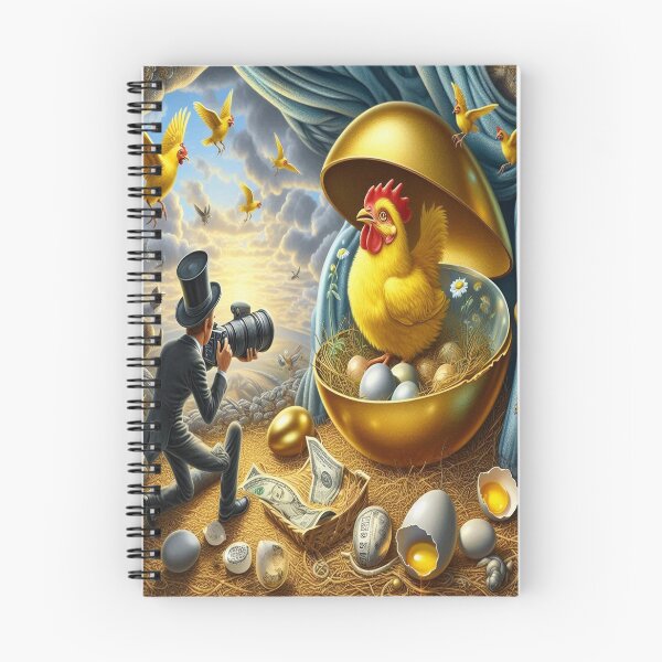 Item preview, The clever hen and her golden eggs: A surreal adventure on the Internet designed and sold by FotoworldEdel.