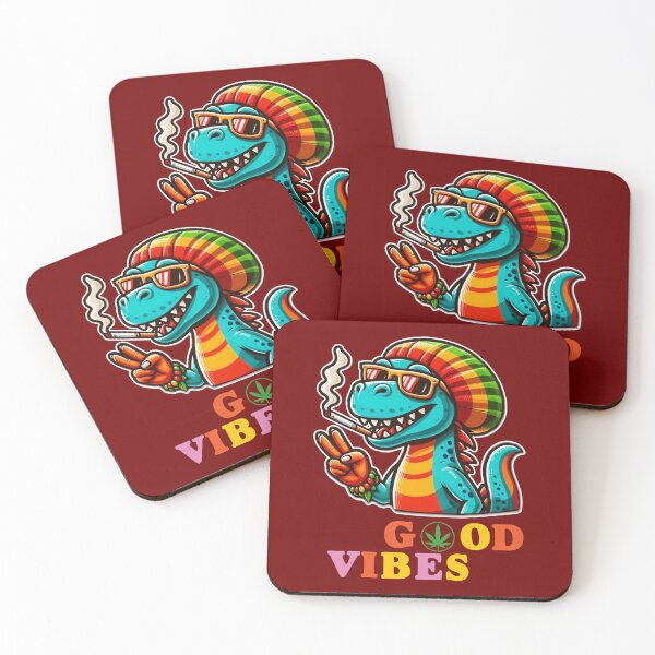 Aperçu de l'œuvre Jammin' Dino Vibes créée et vendue par OMdesign10.