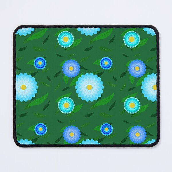 Item preview, Blue Flowers and Green Leaves designed and sold by JaygiesDesign.