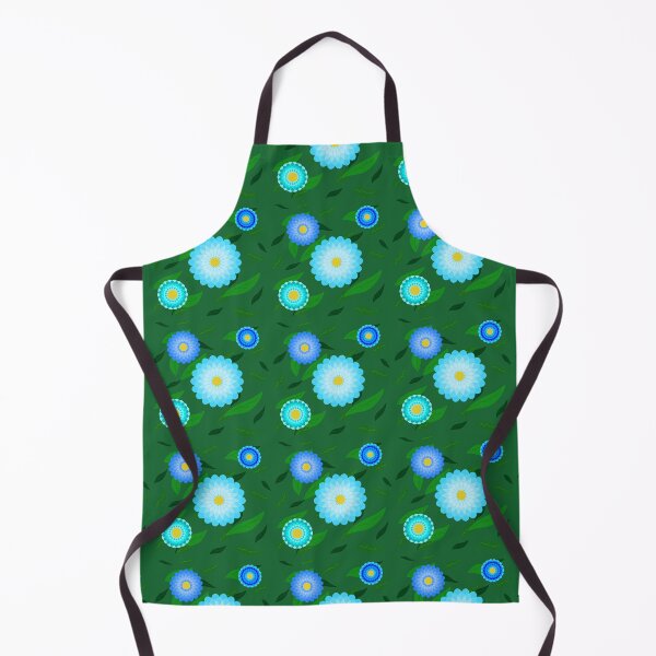 Item preview, Blue Flowers and Green Leaves  designed and sold by JaygiesDesign.