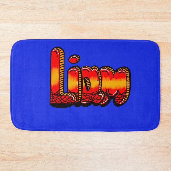 Item preview, Liam popular boys and men name Red and yellow web graffiti bubble letters Personalized Custom Name gift ideas for Liam designed and sold by Artonmytee.