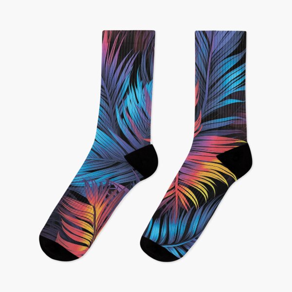 Item preview, Colorful leaves.Neon colors. Fern leaf, palm leaf designed and sold by MagelliShop.