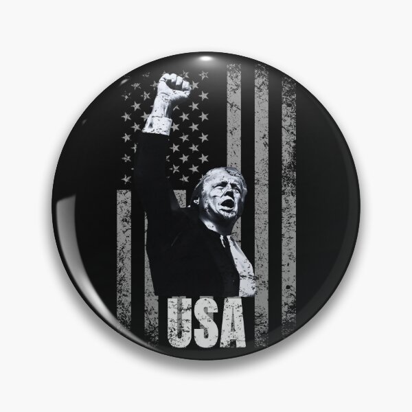 Artikelvorschau, TRUMP FIST UP USA FLAGGE RETRO RALLYE SHOOTING SHIRT entworfen und verkauft von jake-vern.