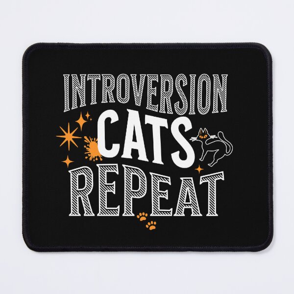 Item preview, Introversion, cats, repeat designed and sold by justine-bmw.