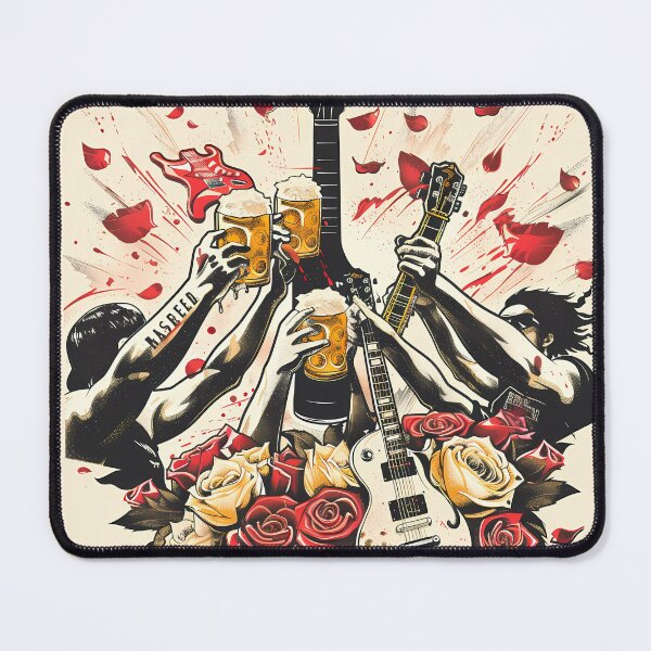 Item preview, “Guitar Vibes & Beer Cheers” designed and sold by Art-Vortex-fr.