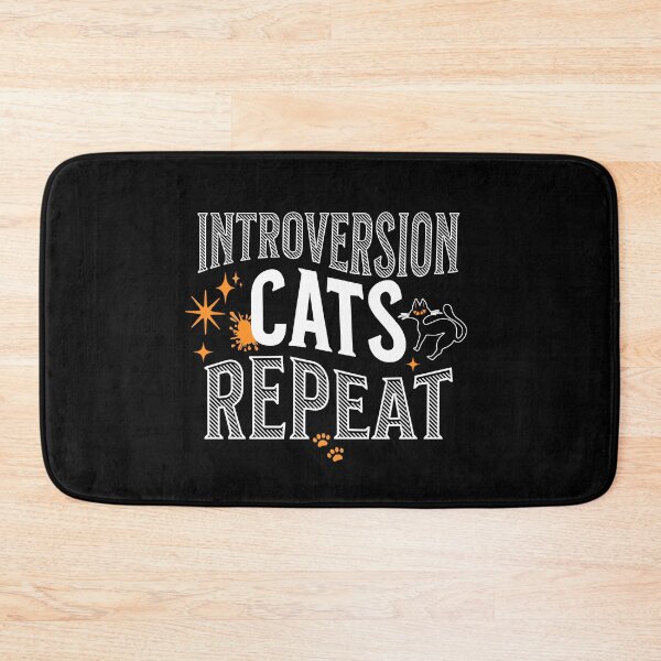 Item preview, Introversion, cats, repeat designed and sold by justine-bmw.