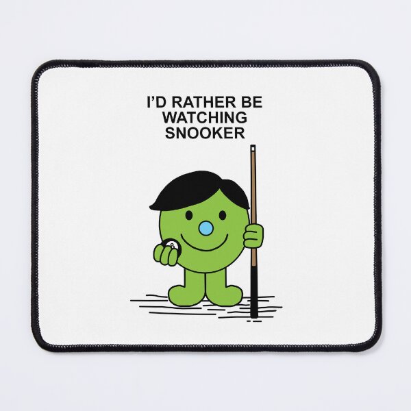 Item preview, Mr Men Id rather be watching snooker designed and sold by Scat the cat.
