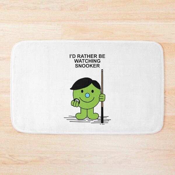 Item preview, Mr Men Id rather be watching snooker designed and sold by Scat the cat.
