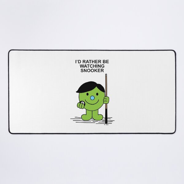 Item preview, Mr Men Id rather be watching snooker designed and sold by Scat the cat.