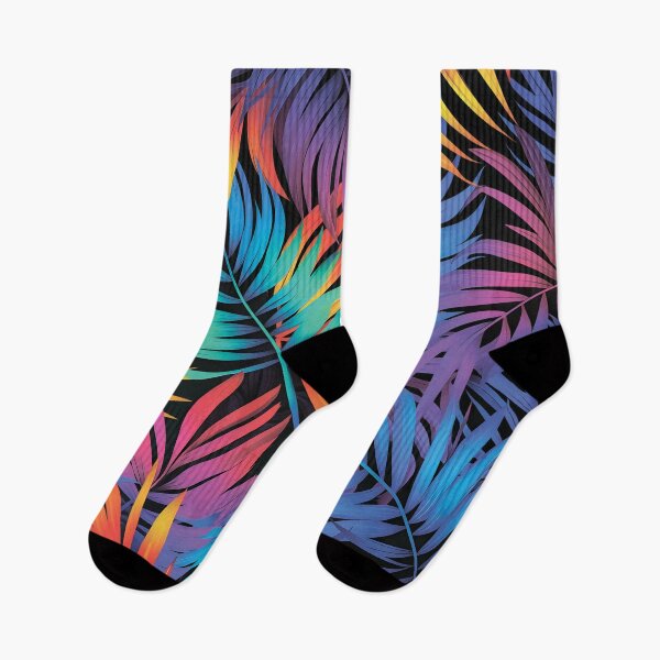 Item preview, Colorful leaves.Neon colors. Fern leaf, palm leaf designed and sold by MagelliShop.