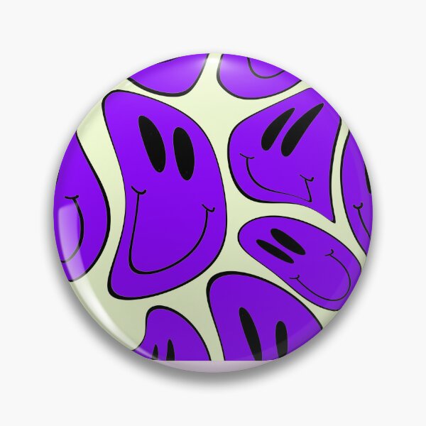 Item preview, Trippy Melting Smiley Face purple designed and sold by SoulRising.