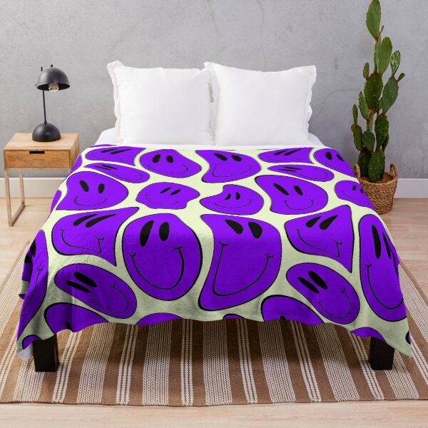 Item preview, Trippy Melting Smiley Face purple designed and sold by SoulRising.