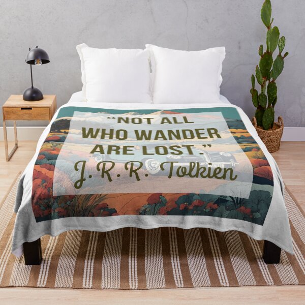 Item preview, Travel Quote by J.R.R. Tolkien designed and sold by tmachtan.