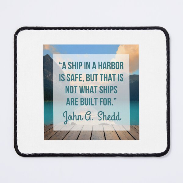 Item preview, Travel Quote by John A. Shedd designed and sold by tmachtan.