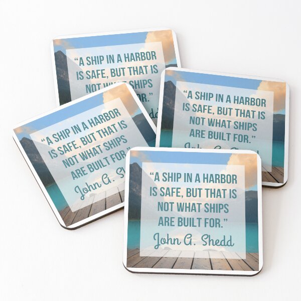 Item preview, Travel Quote by John A. Shedd designed and sold by tmachtan.