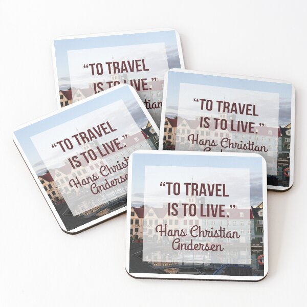 Item preview, Travel Quote by Hans Christian Andersen designed and sold by tmachtan.