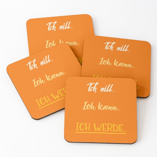 Artikelvorschau, Ich will. Ich kann. Ich werde. - sonnig gelb entworfen und verkauft von shamrock-illus.