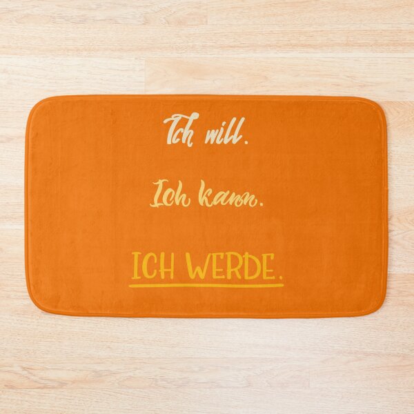 Artikelvorschau, Ich will. Ich kann. Ich werde. - sonnig gelb entworfen und verkauft von shamrock-illus.