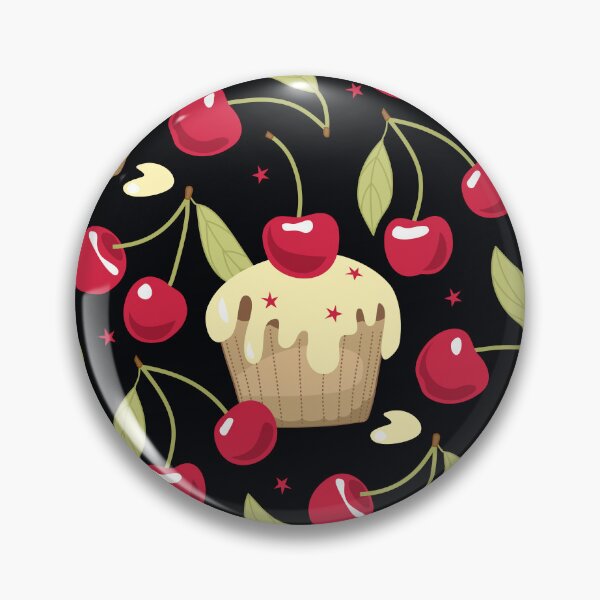 Item preview, Rockabilly cherry cupcakes designed and sold by kobyakov.