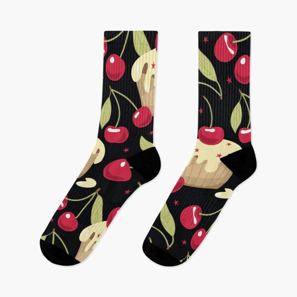 Item preview, Rockabilly cherry cupcakes designed and sold by kobyakov.