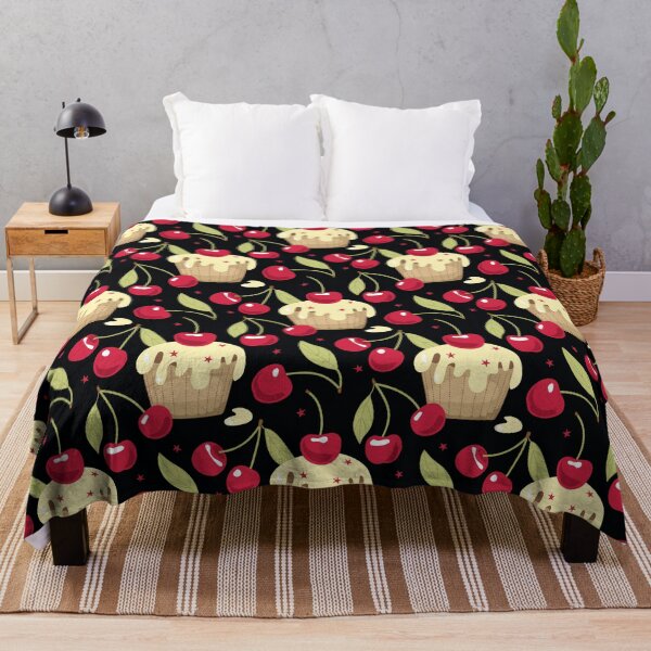 Item preview, Rockabilly cherry cupcakes designed and sold by kobyakov.