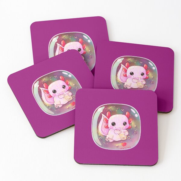 Item preview, Cute Axolotl Boba Crystal  designed and sold by lazarosdesign.