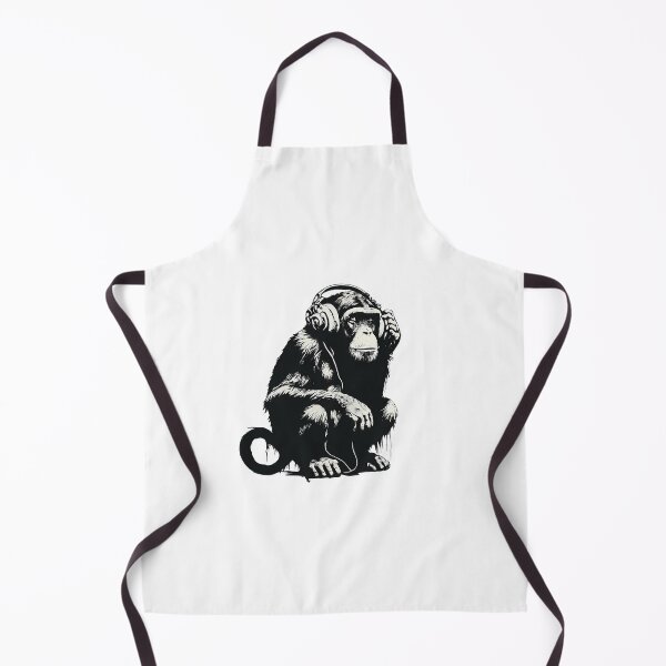 Item preview, Banksy DJ Monkey Thinker with Headphones designed and sold by hamishby.