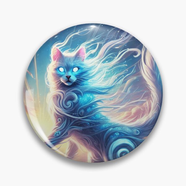 Item preview, Air Elemental Cat in Celestial Sky designed and sold by TeslaSt0re.