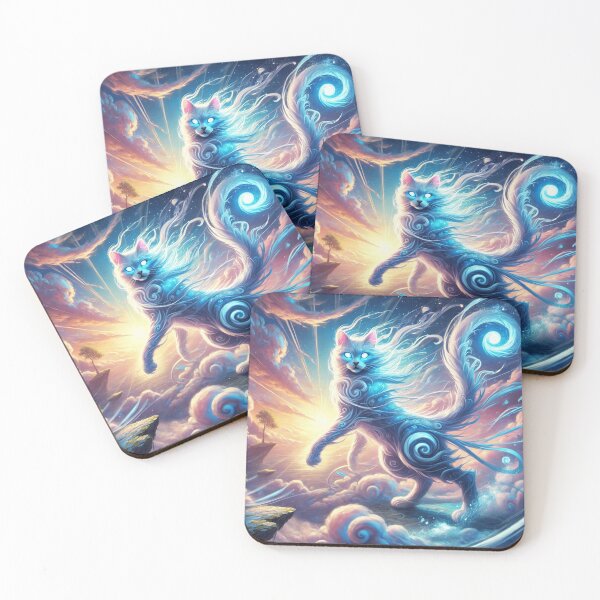 Item preview, Air Elemental Cat in Celestial Sky designed and sold by TeslaSt0re.