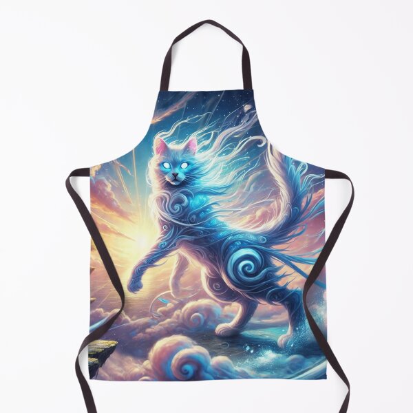 Item preview, Air Elemental Cat in Celestial Sky designed and sold by TeslaSt0re.