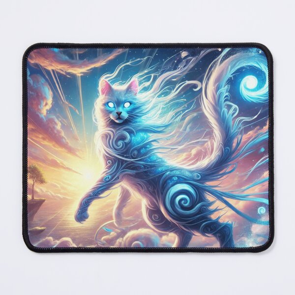 Item preview, Air Elemental Cat in Celestial Sky designed and sold by TeslaSt0re.