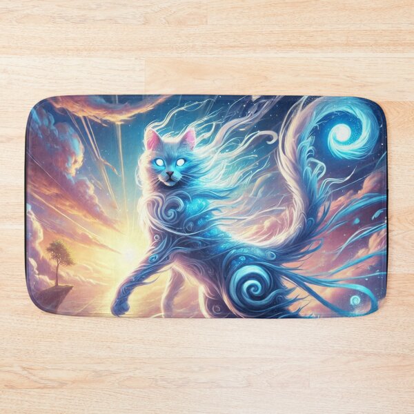 Item preview, Air Elemental Cat in Celestial Sky designed and sold by TeslaSt0re.