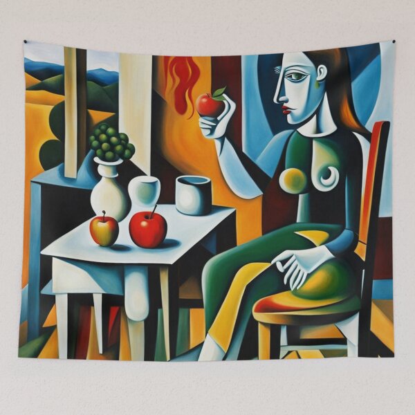 Item preview, Woman eating Apples designed and sold by George Hutton Hunter.