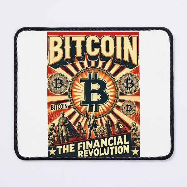 Item preview, Bitcoin BTC The Financial Revolution Crypto Design designed and sold by NoCompetition.