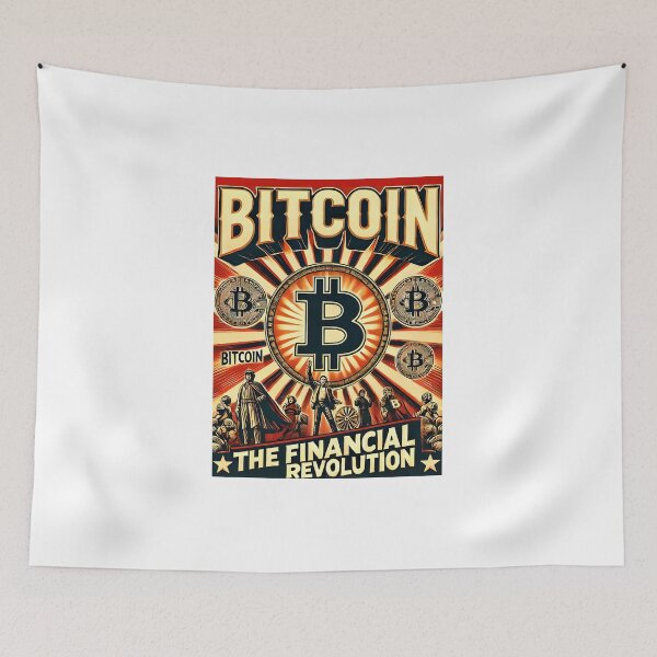 Item preview, Bitcoin BTC The Financial Revolution Crypto Design designed and sold by NoCompetition.