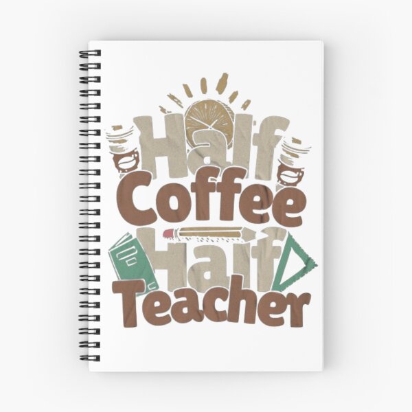 Item preview, half coffee half teacher  designed and sold by skafeey.