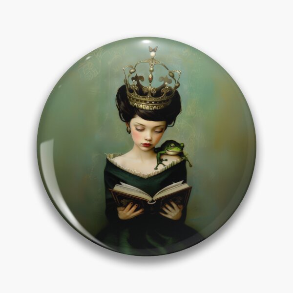 Artikelvorschau, Die Prinzessin und der Frosch entworfen und verkauft von Magical Art Store.