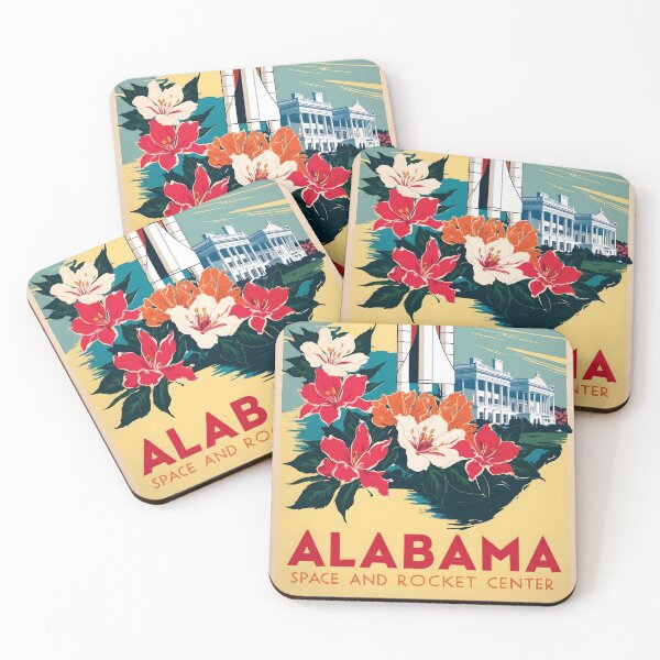 Item preview, Alabama USA American Vintage Travel Tourism  designed and sold by TravelersGems.