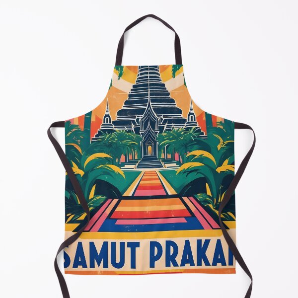 Item preview, Samut Prakan Thailand Vintage Travel Tourism designed and sold by TravelersGems.