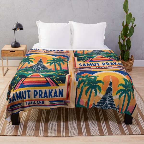Item preview, Samut Prakan Thailand Vintage Travel Tourism designed and sold by TravelersGems.